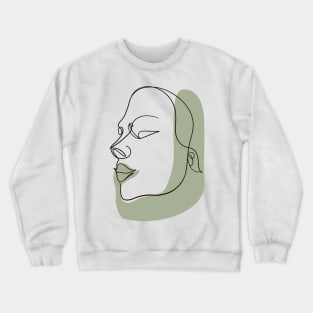 Body Positivity - The Face Line Art Crewneck Sweatshirt